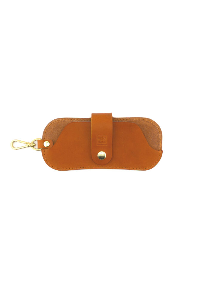 «Occhietta» Leder Brillenetui mit Karabiner – Bild 7