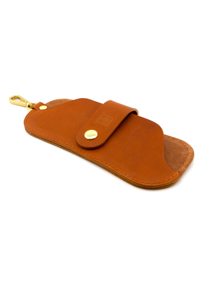 «Occhietta» Leder Brillenetui mit Karabiner – Bild 8